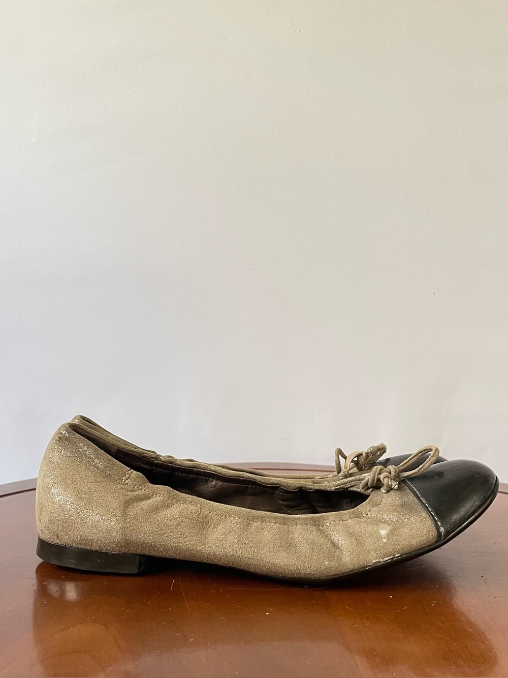Attilio Giusti Leombruni Suede Cap Toe Ballet Flats | EU 38.5